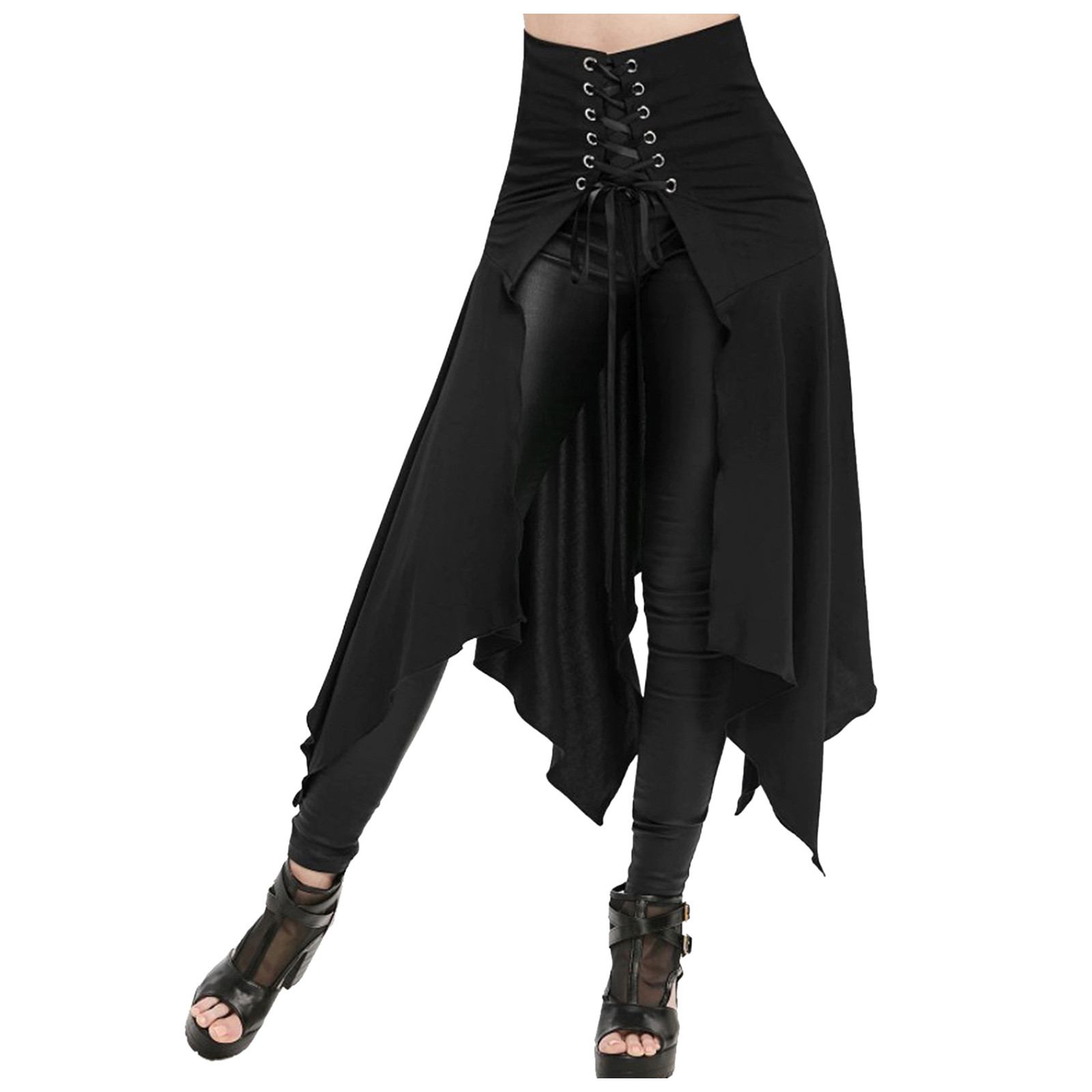 Gotik Etek Siyah Ortaçağ Vinta - Vintage Fashion Dresses incelemesi ve fiyatı